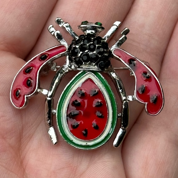 Ladybug Brooch Pin - Picture 5 of 5